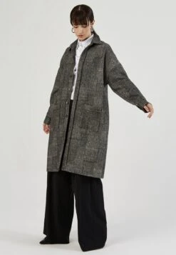 Plaid - Mantel - Grey