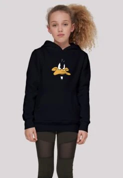 F4NT4STIC Looney Tunes Daffy Duck Big Face - Hoodie - Black