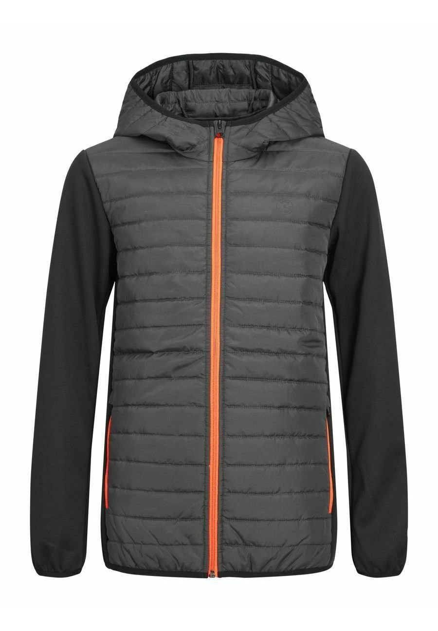 Jack & Jones Junior Quilted Noos- Winterjas - Asphalt 7 Jack & Jones Junior Quilted Noos- Winterjas - Asphalt - Afbeelding 7