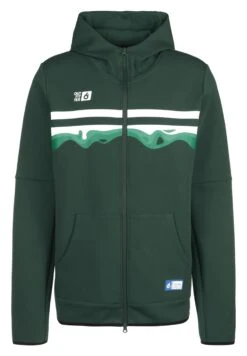 OUTFITTER Ocean Fabrics Tahi Zip-Hoodie Herren - Sweater Met Rits - Evergreen