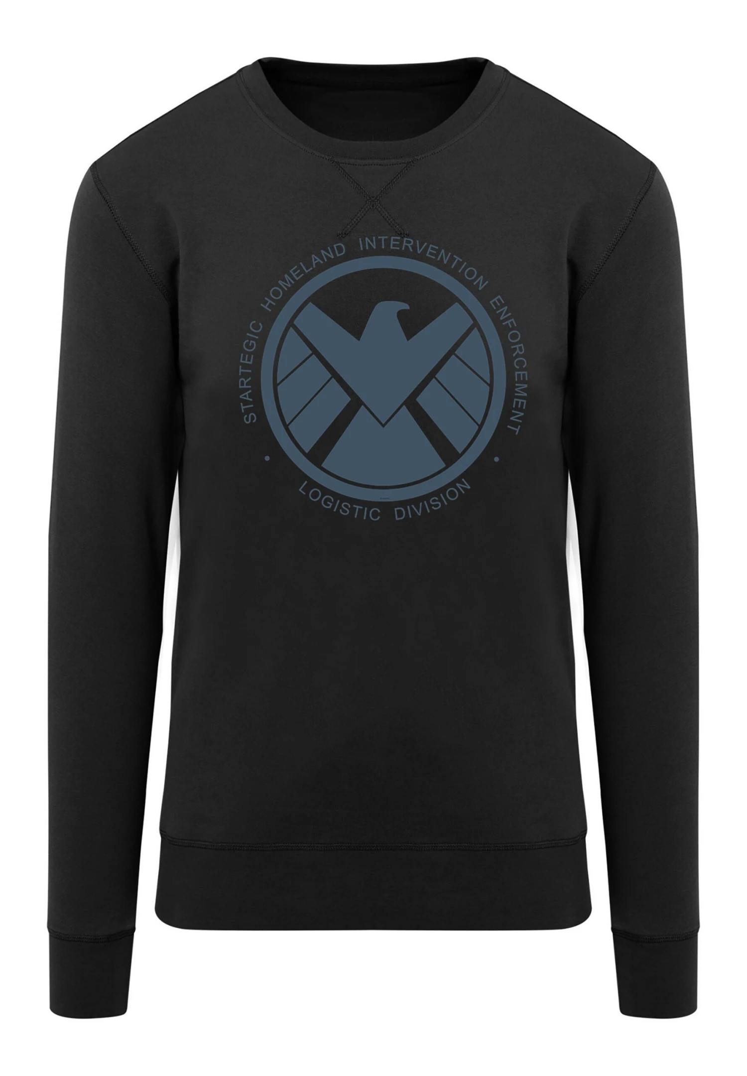 F4NT4STIC Marvel Avengers Agent Of Shield Logistics Division - Sweater - Black 2 F4NT4STIC Marvel Avengers Agent Of Shield Logistics Division - Sweater - Black - Afbeelding 2