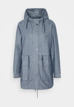 Thought The Chambray Waterproof Jacket - Parka - Blue -Modex Winkel 057c3cdc3e574ba1ad275f14403ffae0