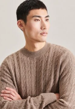 Seidensticker Regular - Trui - Brown -Modex Winkel 06c20a6cc0884fc687914e50b0af0402