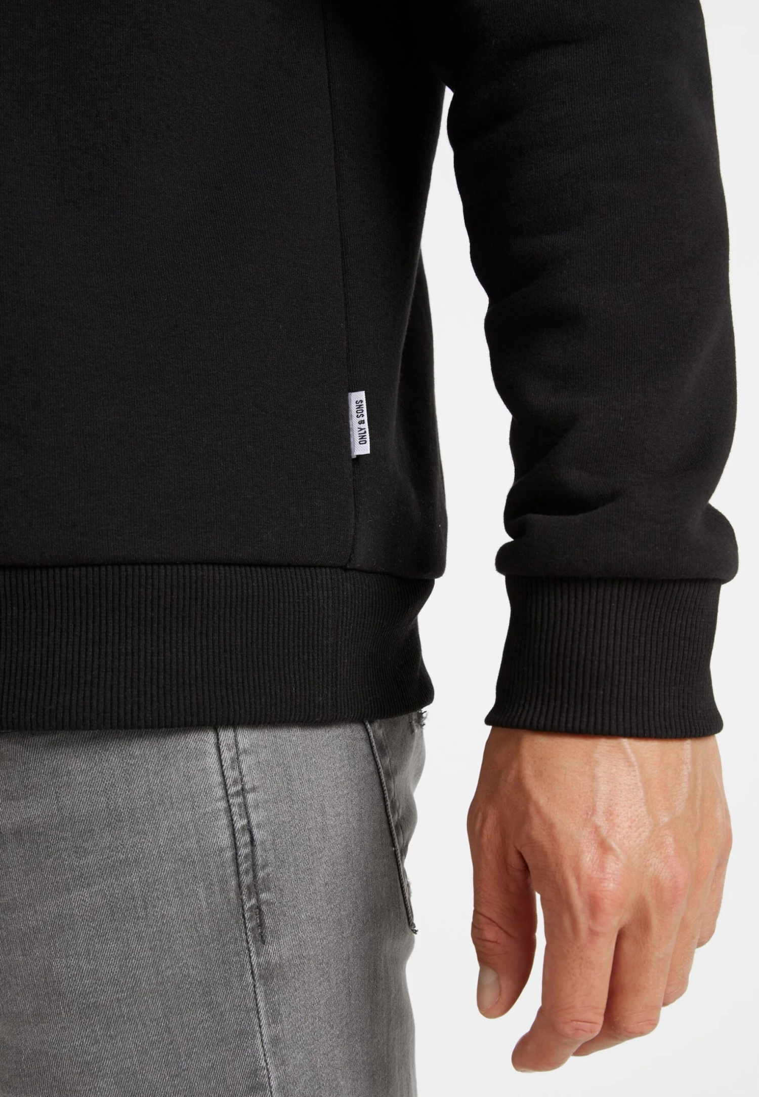 Only & Sons Onsceres Life Crew Neck - Sweater - Black 5 Only & Sons Onsceres Life Crew Neck - Sweater - Black - Afbeelding 5