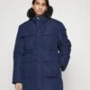 Exploration Pocket Long Jacket - Winterjas - Navy