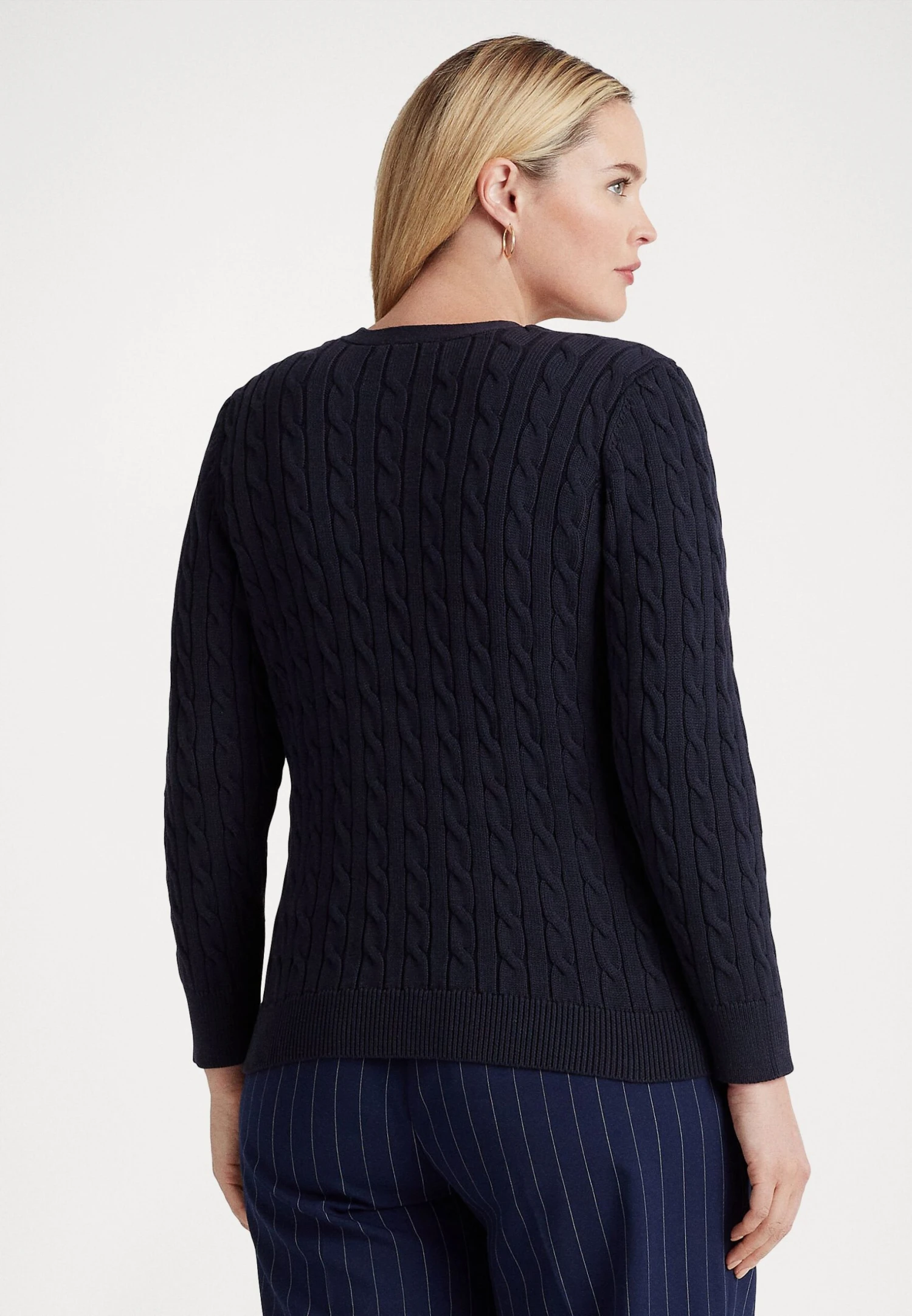 Katsaj Long Sleeve Cardigan - Vest - Lauren Navy 3 Katsaj Long Sleeve Cardigan - Vest - Lauren Navy - Afbeelding 3