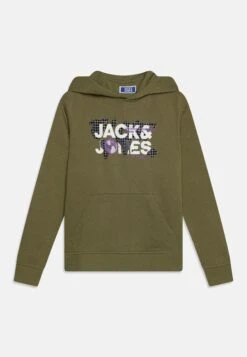 Jack & Jones Junior Hood- Hoodie - Olive Branch