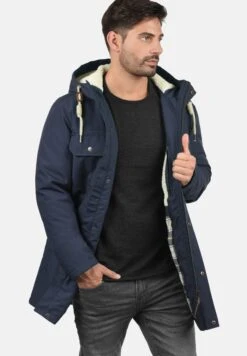 Solid Sdchara - Winterjas - Dark Blue -Modex Winkel 0aa5321c43b54520ba40cc617955f4d0