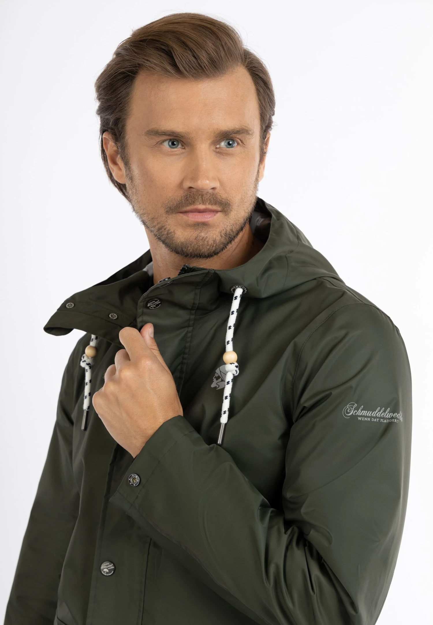 Schmuddelwedda Regenjas - Dunkeloliv 4 Schmuddelwedda Regenjas - Dunkeloliv - Afbeelding 4