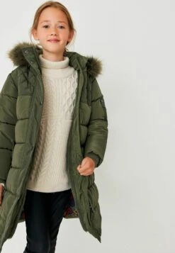 Next Long- Winterjas - Khaki Green -Modex Winkel 0d9423be704b42cf8f01e58d14ca1994
