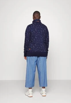 Rylie Birds- Sweater Met Rits - Navy -Modex Winkel 0f59d5e866574ae485282cedfb037ac8