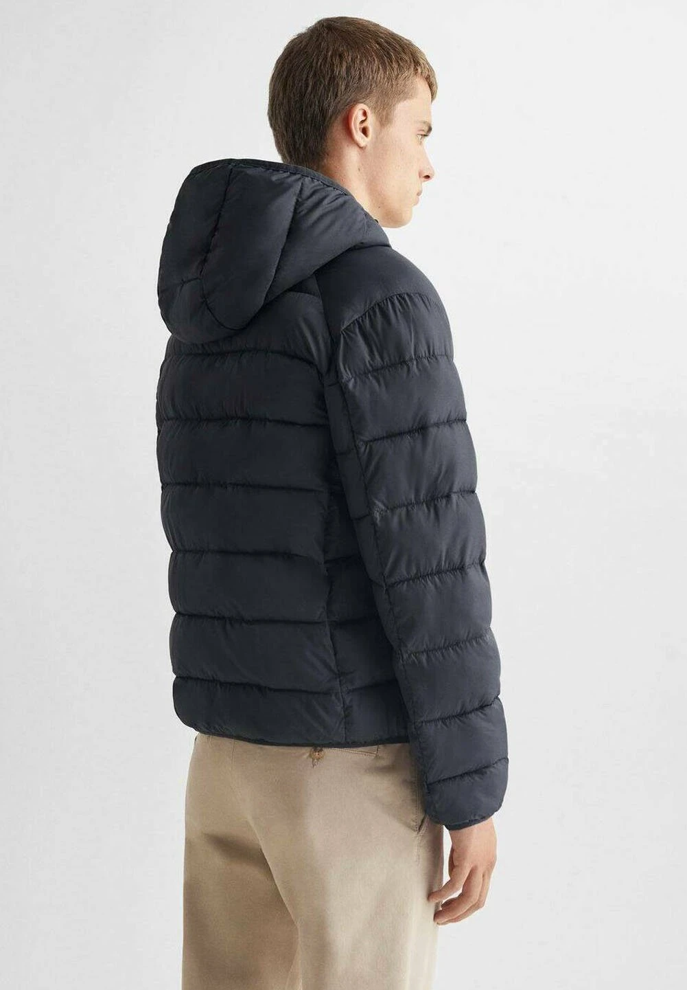 Mango Kids Hoodiew - Winterjas - Gris Anthracite 3 Mango Kids Hoodiew - Winterjas - Gris Anthracite - Afbeelding 3