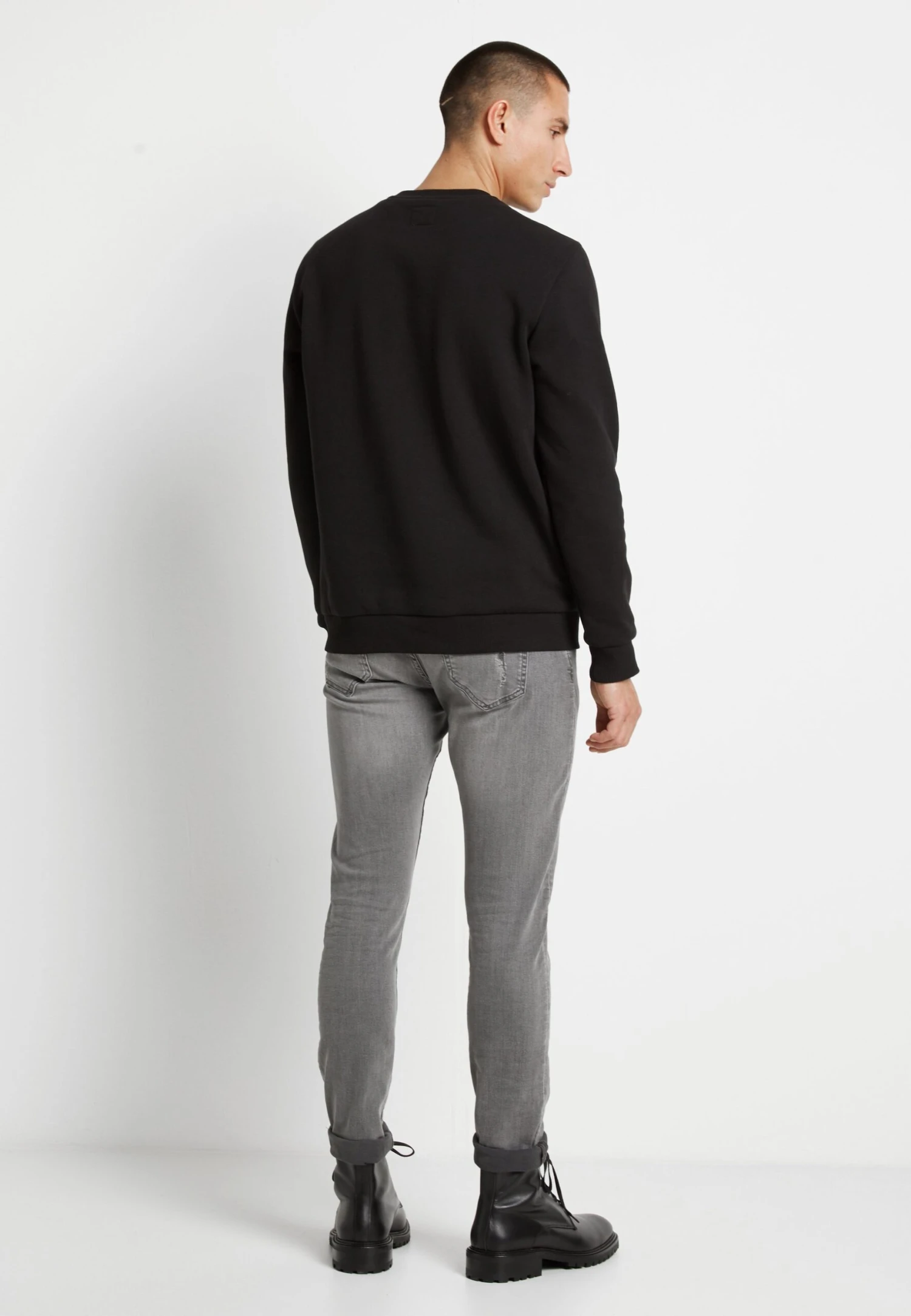 Only & Sons Onsceres Life Crew Neck - Sweater - Black 3 Only & Sons Onsceres Life Crew Neck - Sweater - Black - Afbeelding 3
