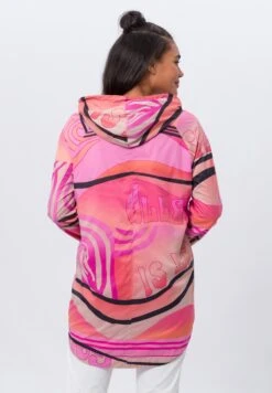 Lang Vibes - Halflange Jas - Pink/Sunset/Schwarz -Modex Winkel 12b8d575dbda4f2997c328175b53817e