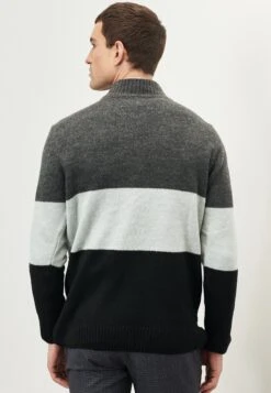 Standard Fit Mock Turtleneck - Trui - Anthracite Black -Modex Winkel 160448cdaec24277bbf5b57931b4a391