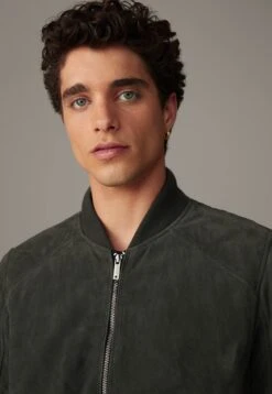 Strellson Meltvin - Leren Jas - Olive Night -Modex Winkel 167d4be48d544f65bcbdc295619d6702