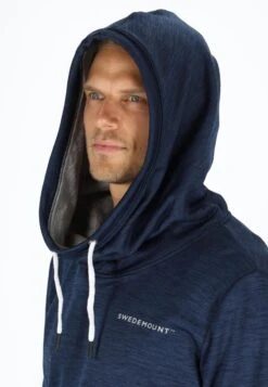 Training Logo - Hoodie - Navy Melange Lt Grey Melange -Modex Winkel 18372a4aedd045eba265206acf8599c1