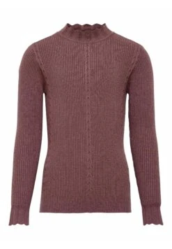 High Neck - Trui - Rose Brown