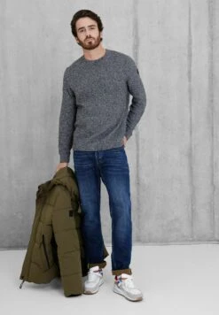 Mouliné- Trui - Grau -Modex Winkel 18a418b40a9a4c68beffc045b71810ff