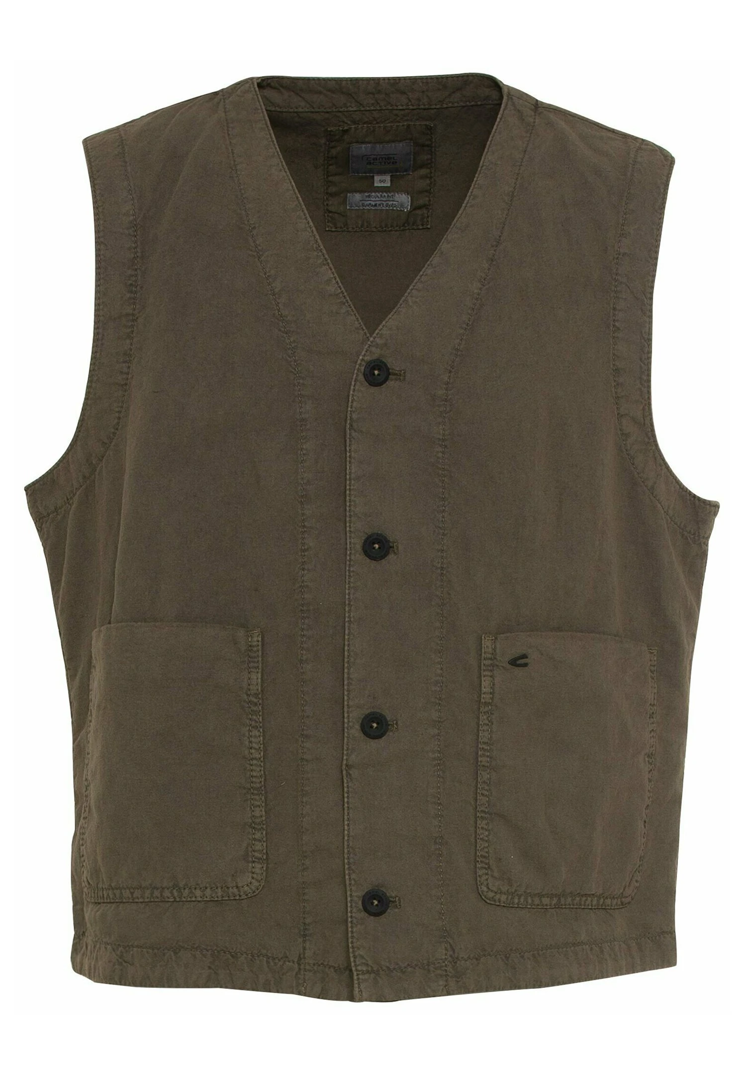 Camel Active Casual Aus Einem Mix - Bodywarmer - Olive/Brown 6 Camel Active Casual Aus Einem Mix - Bodywarmer - Olive/Brown - Afbeelding 6