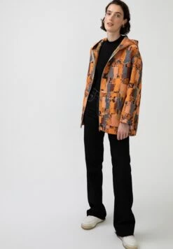 Patterned Gobelin- Halflange Jas - Multi Coloured -Modex Winkel 1a94fee10c6b412c8578ccbf38e0c893