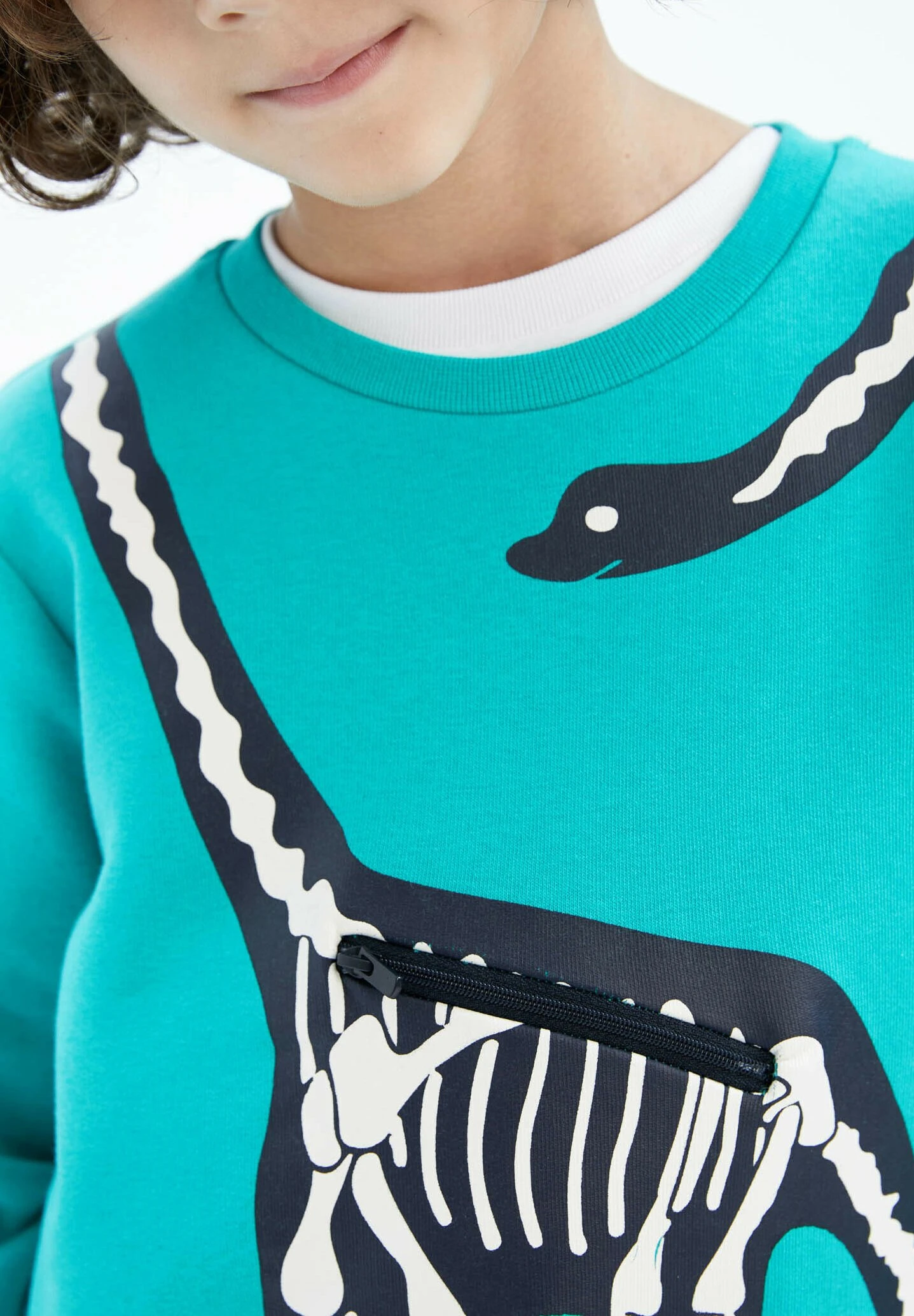 DeFacto Regular Fit- Sweater - Turquoise 4 DeFacto Regular Fit- Sweater - Turquoise - Afbeelding 4