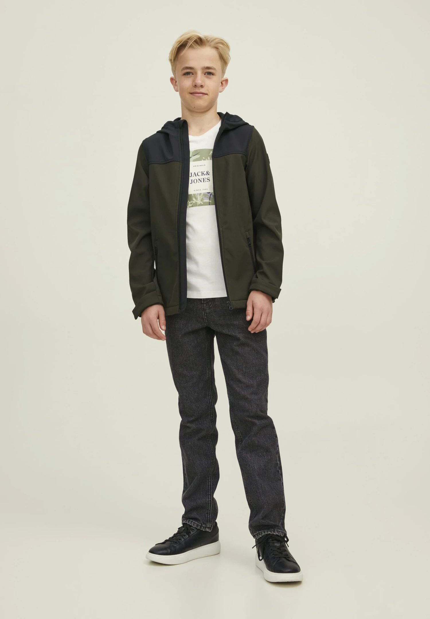 Jack & Jones Junior Jjemarvin Hood- Jas - Rosin 1 Jack & Jones Junior Jjemarvin Hood- Jas - Rosin