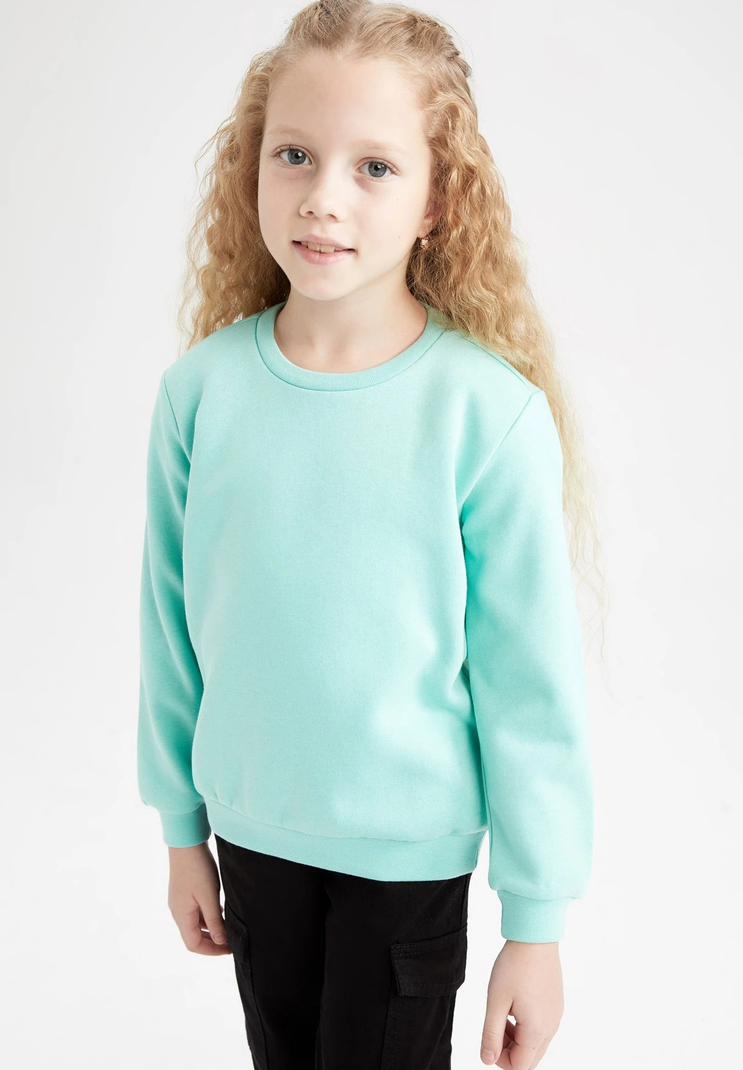 DeFacto Sweater - Turquoise 2 DeFacto Sweater - Turquoise - Afbeelding 2