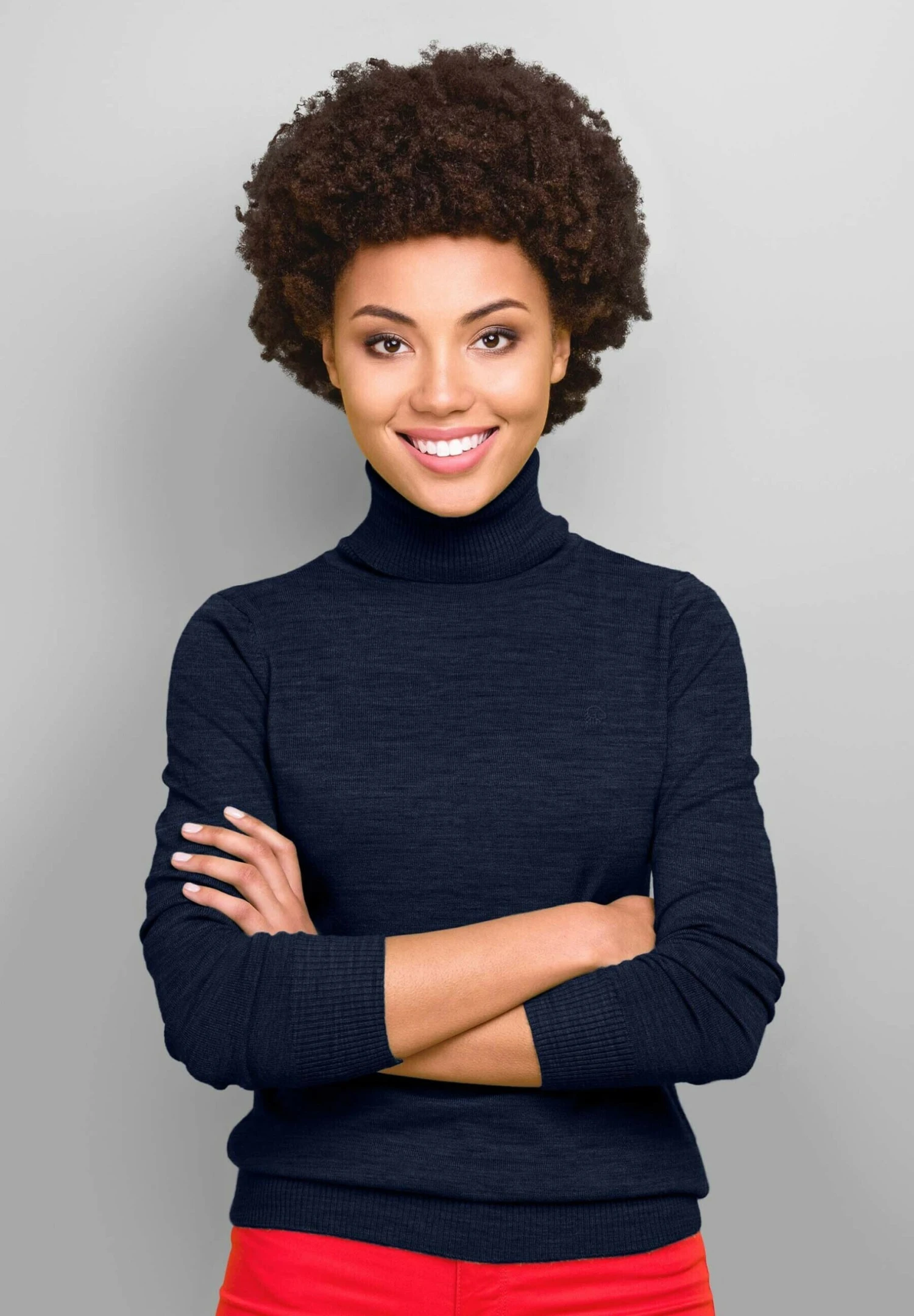 Giesswein Light Rollkragen - Trui - Navy 1 Giesswein Light Rollkragen - Trui - Navy