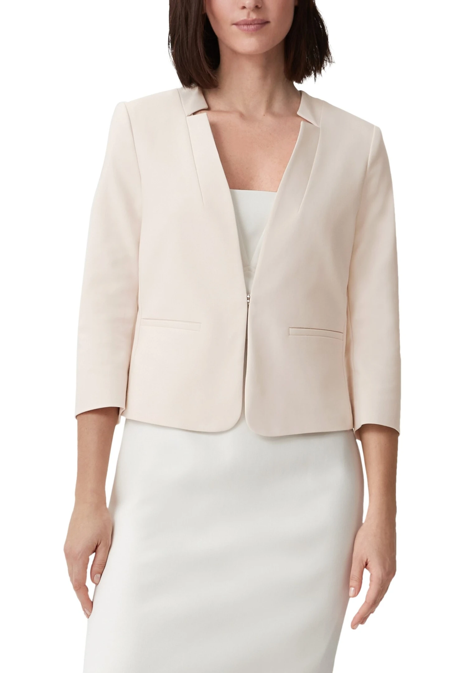 Comma À Manches 3/4 - Blazer - Helles Beige 6 Comma À Manches 3/4 - Blazer - Helles Beige - Afbeelding 6