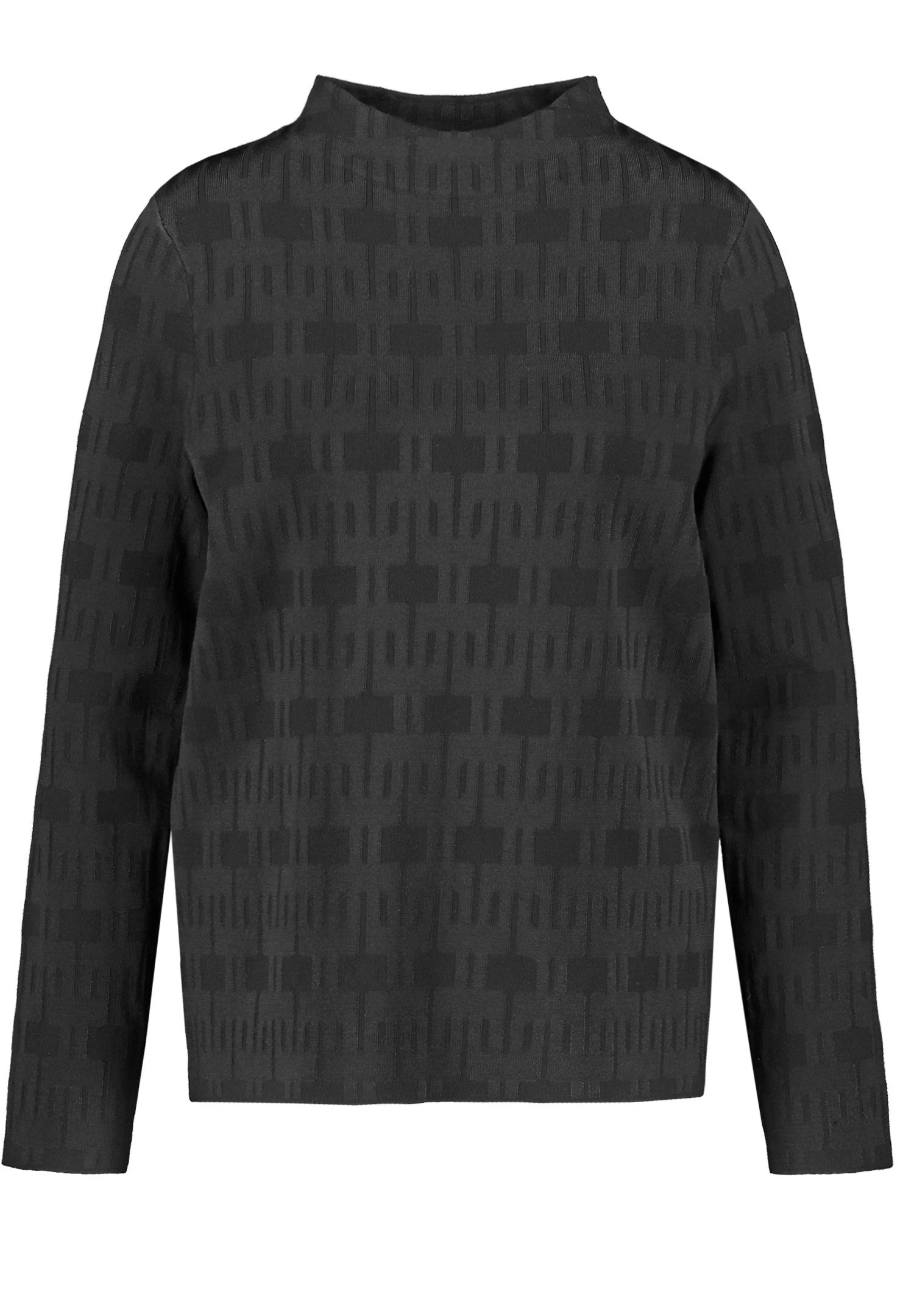 Gerry Weber Langarm Rundhals Mit Kurzem Stehkr - Trui - Schwarz 5 Gerry Weber Langarm Rundhals Mit Kurzem Stehkr - Trui - Schwarz - Afbeelding 5