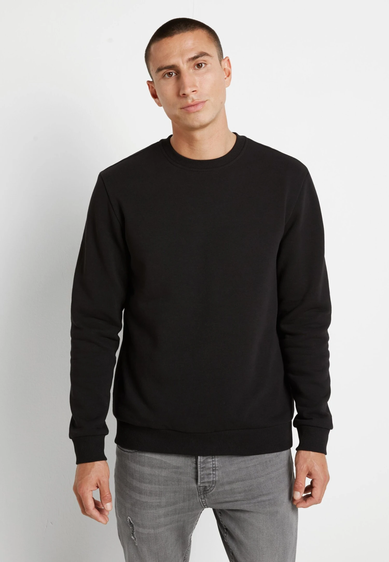 Only & Sons Onsceres Life Crew Neck - Sweater - Black 1 Only & Sons Onsceres Life Crew Neck - Sweater - Black