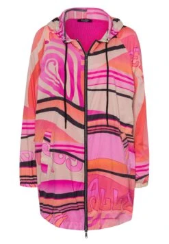 Lang Vibes - Halflange Jas - Pink/Sunset/Schwarz -Modex Winkel 218b196879a246a19ffcf65909ccc064
