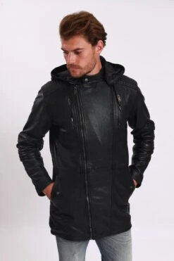 LE TEMPS DES CERISES Leopold - Halflange Jas - Black Enzyme -Modex Winkel 228dd81132dc48e48ef7496757ede81f