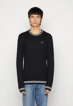 Hollister Co. Cable Crew - Trui - Black