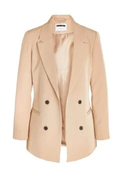 Noisy May Langer Vivian - Halflange Jas - Beige