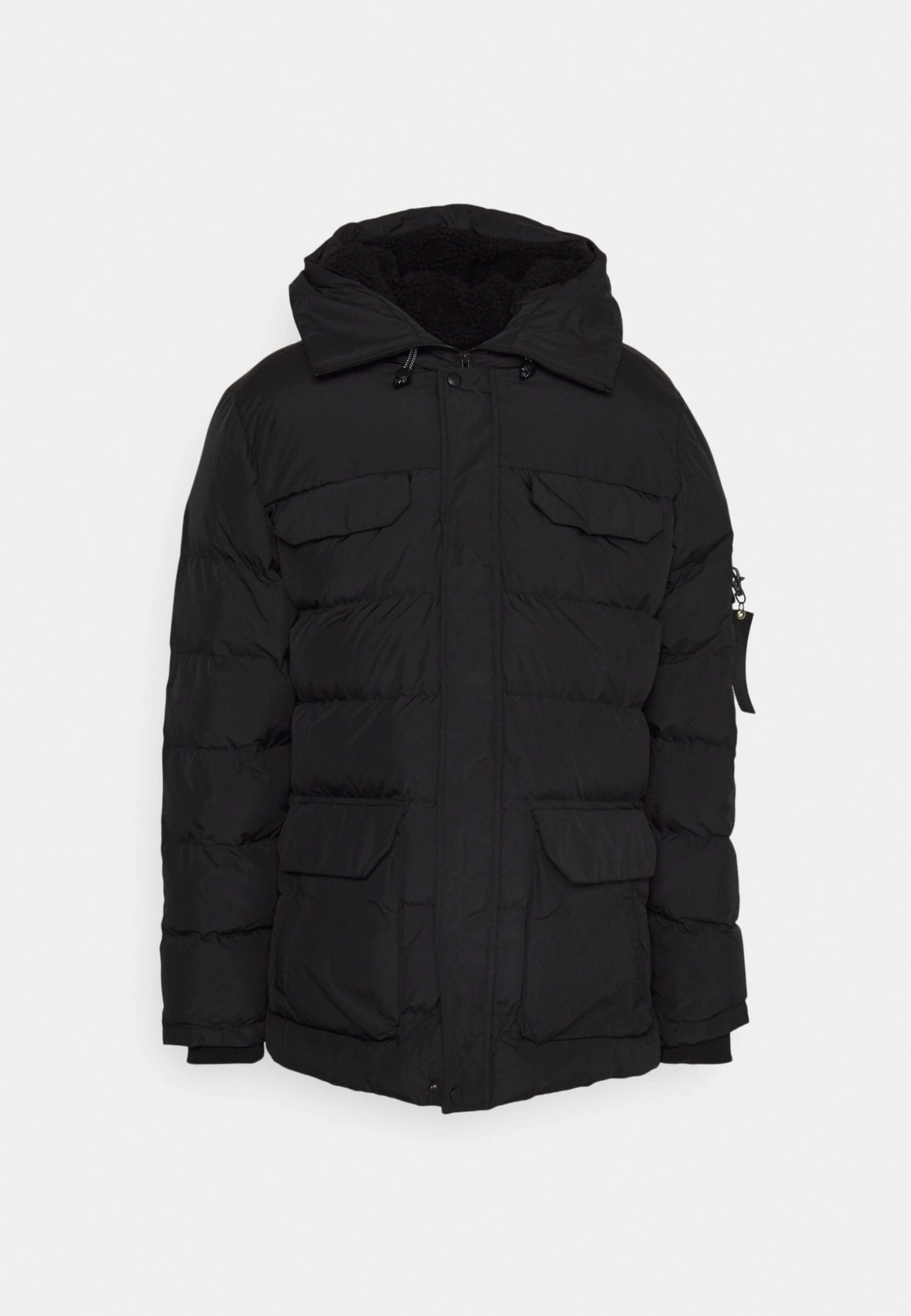 SikSilk Parka Coat - Winterjas - Black 5 SikSilk Parka Coat - Winterjas - Black - Afbeelding 5