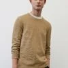 Marc O'Polo Rundhals Regular - Trui - Soft Mocca