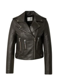 Collection Übergangs Vicky - Leren Jas - Mokka -Modex Winkel 264bc606a8574f77918e7df65b931ae4