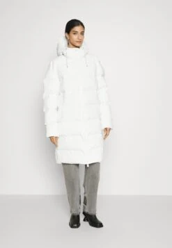 Rains Alta Long Puffer Unisex - Winterjas - Powder