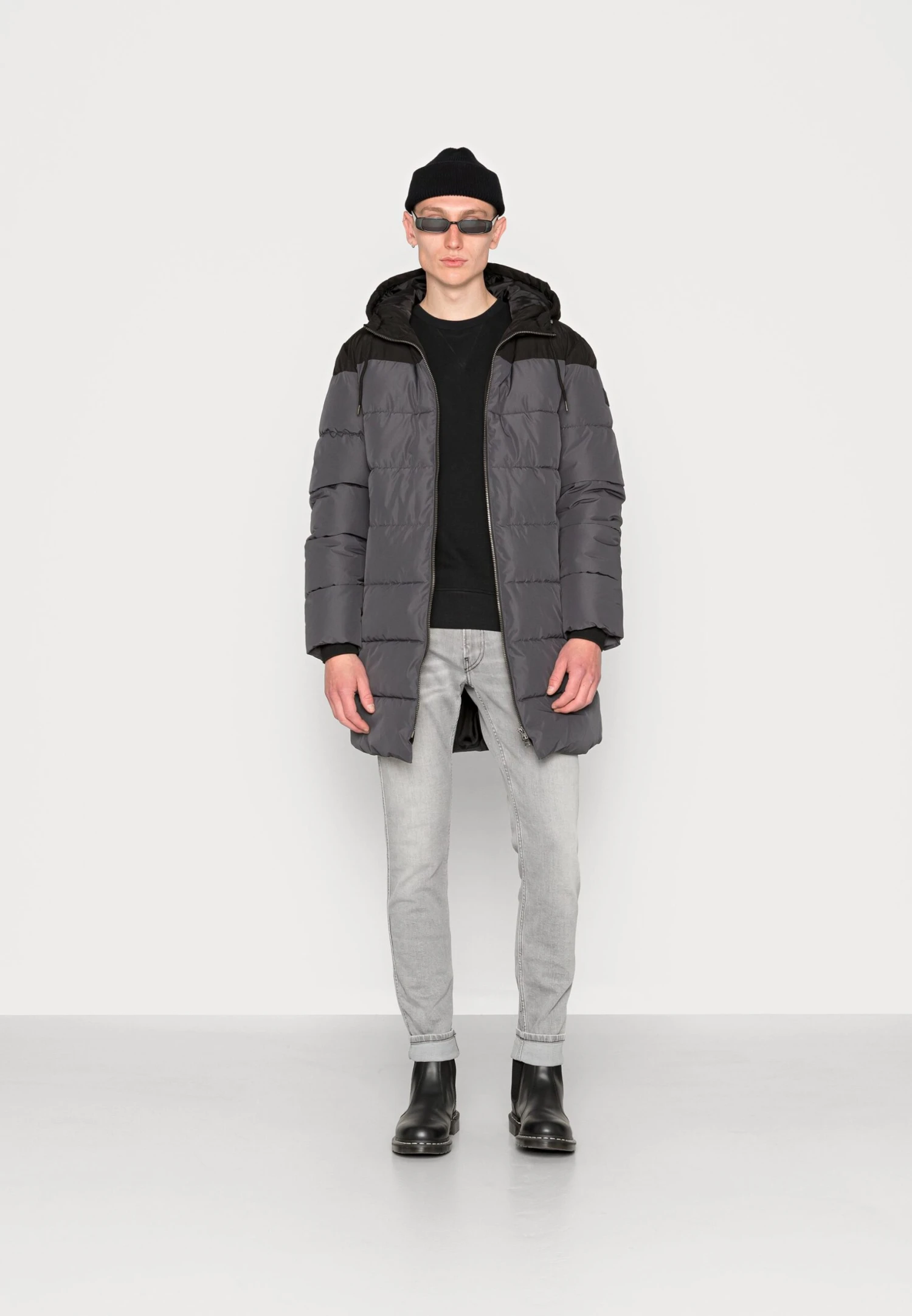 Only & Sons Onsmelvin Lifequilted Coat - Winterjas - Black 2 Only & Sons Onsmelvin Lifequilted Coat - Winterjas - Black - Afbeelding 2