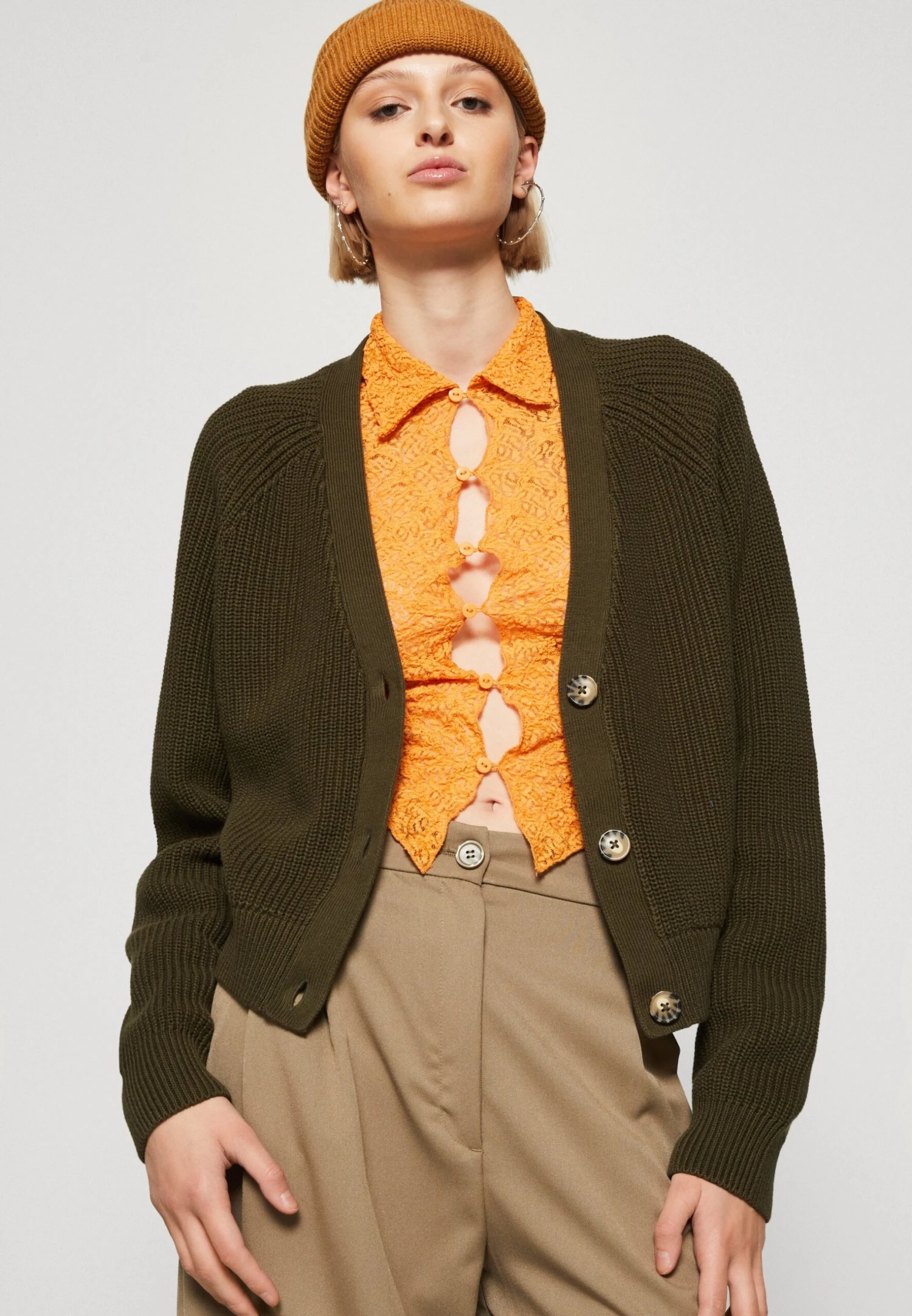 Monki Vest - Green Dark 4 Monki Vest - Green Dark - Afbeelding 4