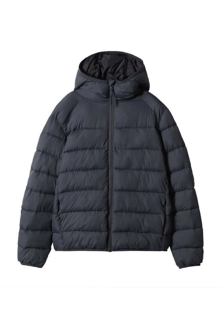 Mango Kids Hoodiew - Winterjas - Gris Anthracite 4 Mango Kids Hoodiew - Winterjas - Gris Anthracite - Afbeelding 4