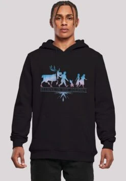 F4NT4STIC Disney Frozen Believe In The Journey Olaf/Elsa/Anna/Kristoff/Sven - Hoodie - Black