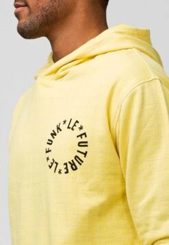 Lovin You With Checkered Pattern - Hoodie - Yellow -Modex Winkel 2e19fb7728cd46a38440ee5c42a1fc0e