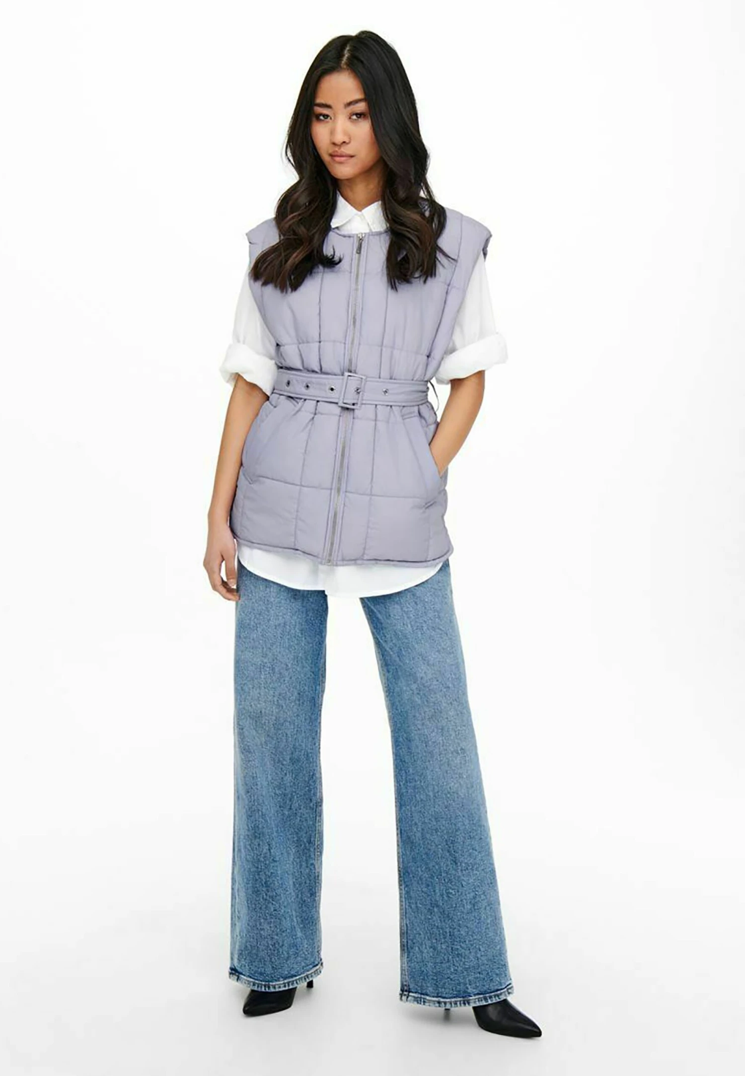 ONLY Onlnellie Waistcoat - Bodywarmer - Cosmic Sky 2 ONLY Onlnellie Waistcoat - Bodywarmer - Cosmic Sky - Afbeelding 2