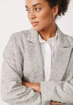 Part Two Sarikapw Otw - Mantel - Salt And Pepper Weave -Modex Winkel 2fb5474e1c224fd0aa8b27356c371e31