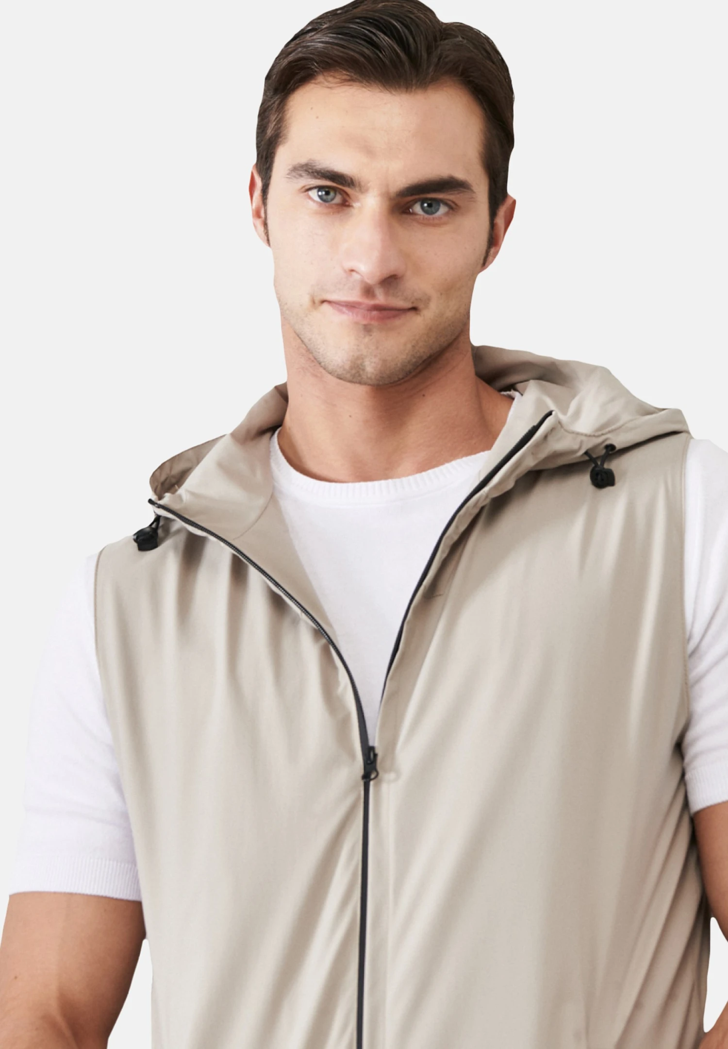 Standard Fit - Bodywarmer - Beige 3 Standard Fit - Bodywarmer - Beige - Afbeelding 3
