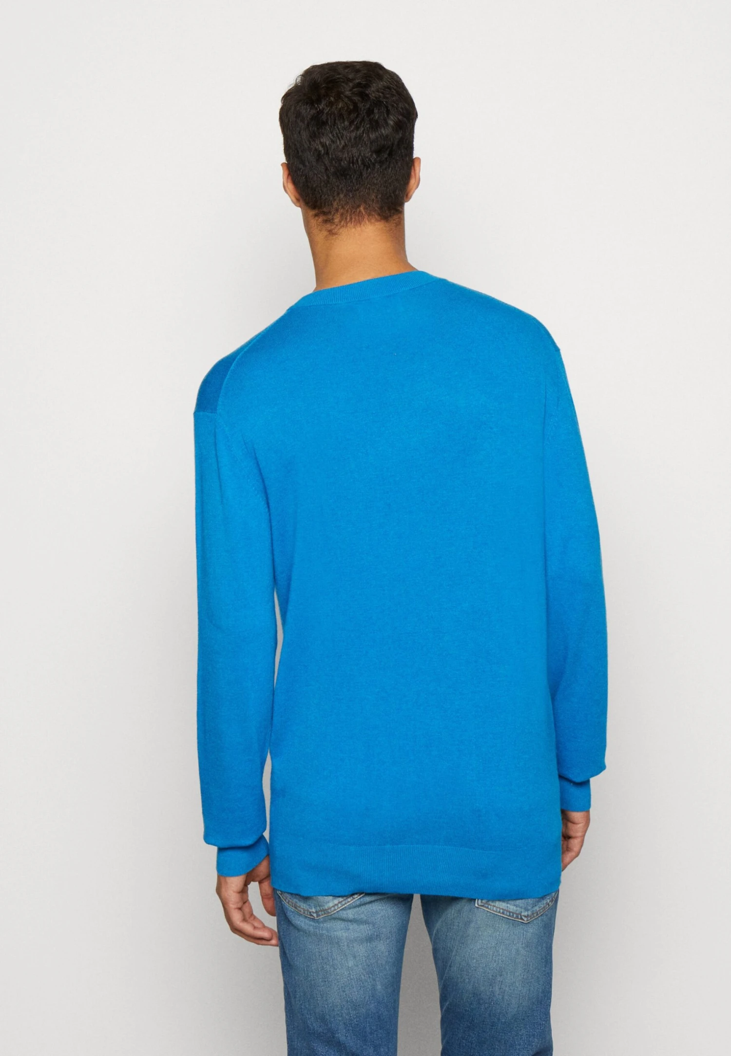 Scotch & Soda Essentials Blend Crewneck- Trui - Iris Blue 3 Scotch & Soda Essentials Blend Crewneck- Trui - Iris Blue - Afbeelding 3