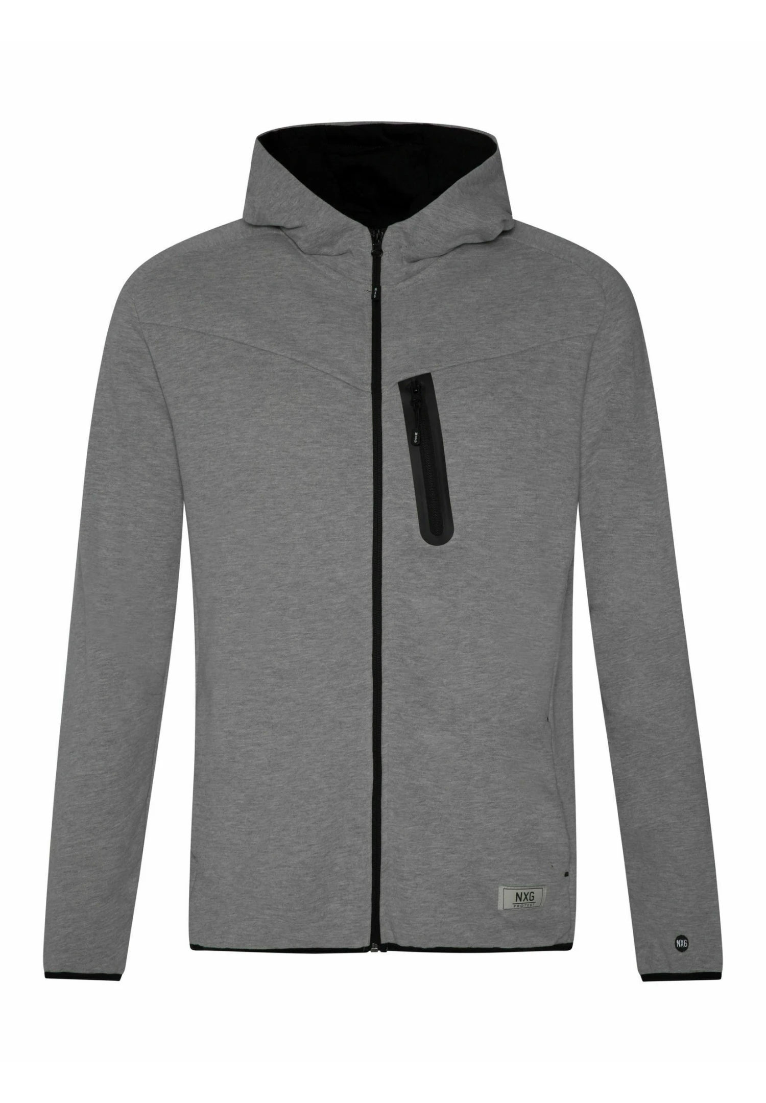 Sweater Met Rits - Dark Grey Melee 6 Sweater Met Rits - Dark Grey Melee - Afbeelding 6